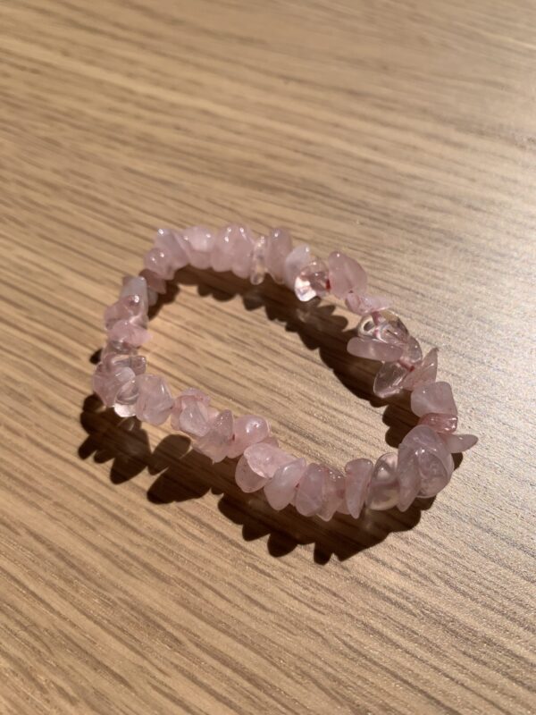 Pulsera de Cuarzo Rosa Barroca