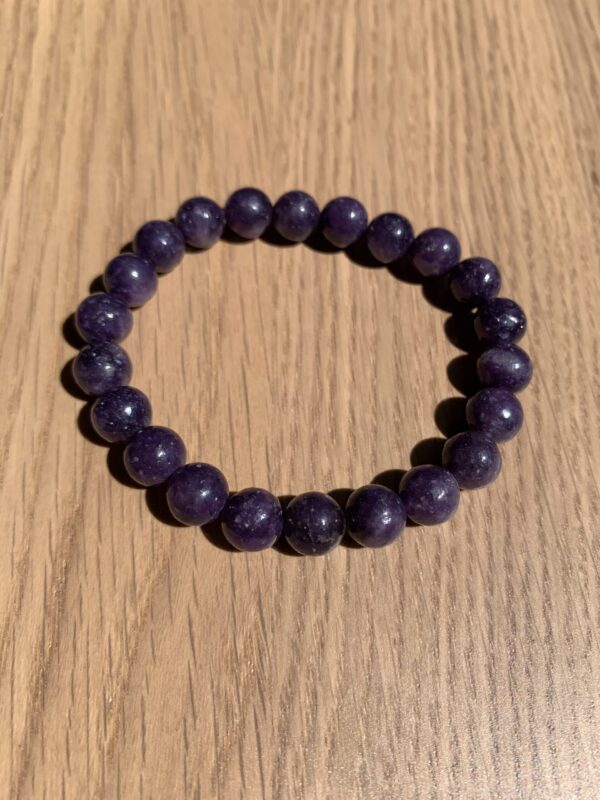 Pulsera de Lepidolita bola 8mm