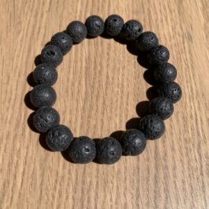 Pulsera de Lava bola10mm