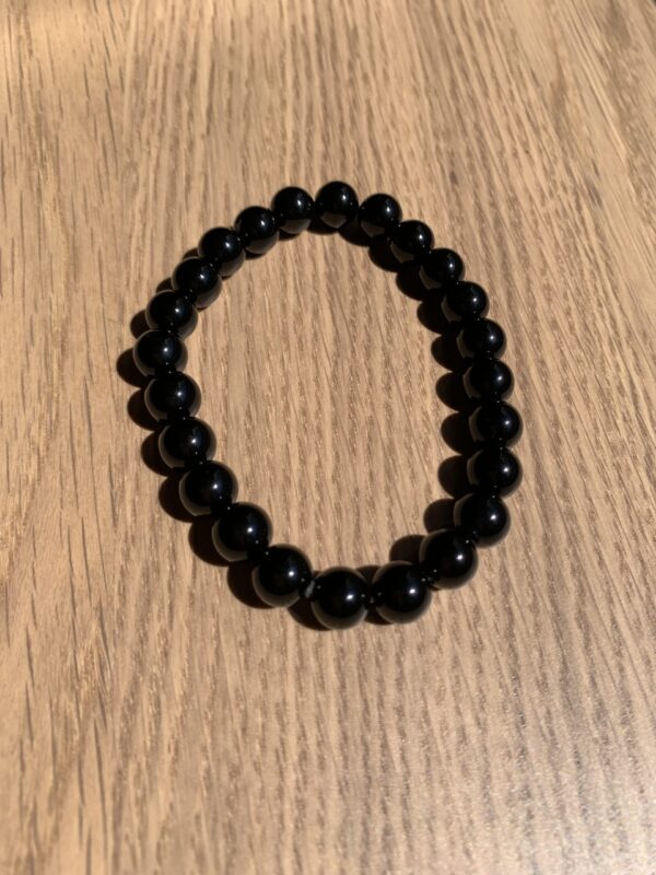 Pulsera de Ónix bola 8mm (Talla 1)