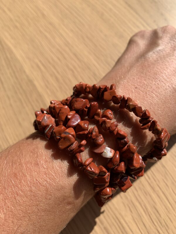 Pulsera de Jaspe Rojo Barroca