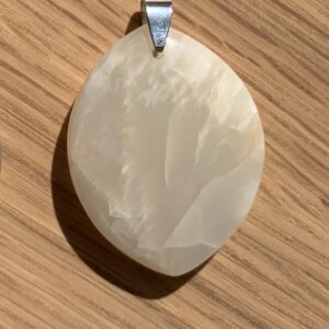 Colgante de Piedra Luna Beige