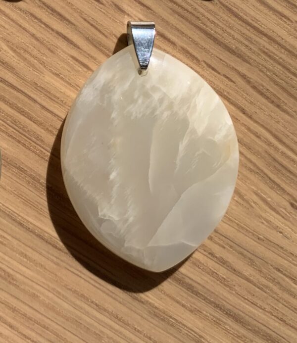 Colgante de Piedra Luna Beige