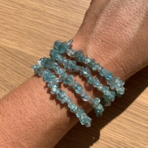 Pulsera de Apatito Azul Barroca