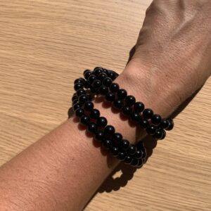 Pulsera de Ónix bola 8mm (Talla 2)