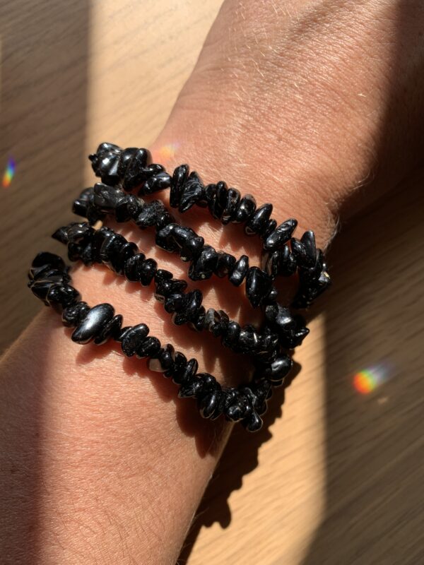 Pulsera de Turmalina Negra Barroca